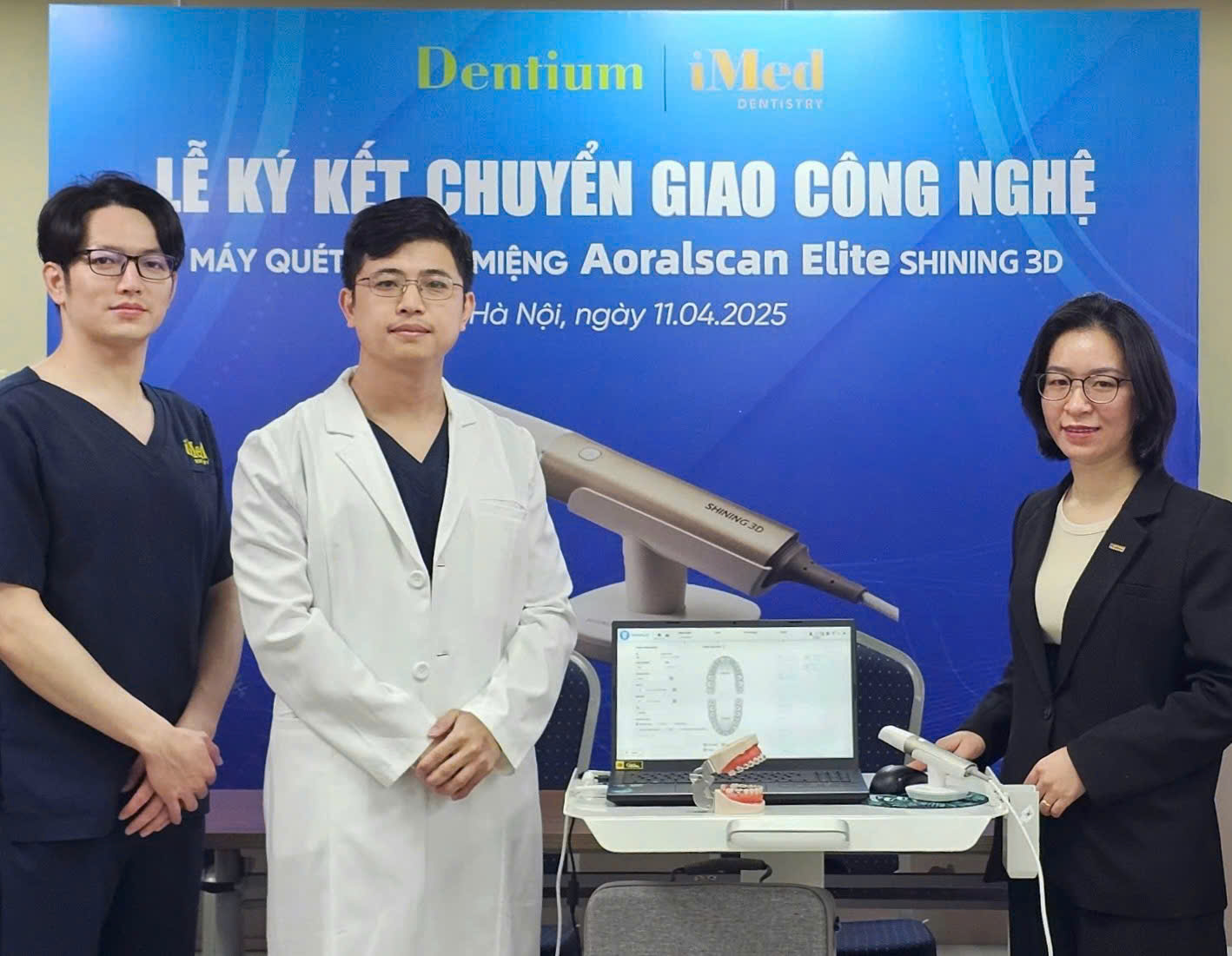 iMed trở thành phòng khám nha khoa đầu tiên tại miền Bắc sở hữu máy quét Aoralscan Shining 3D Elite